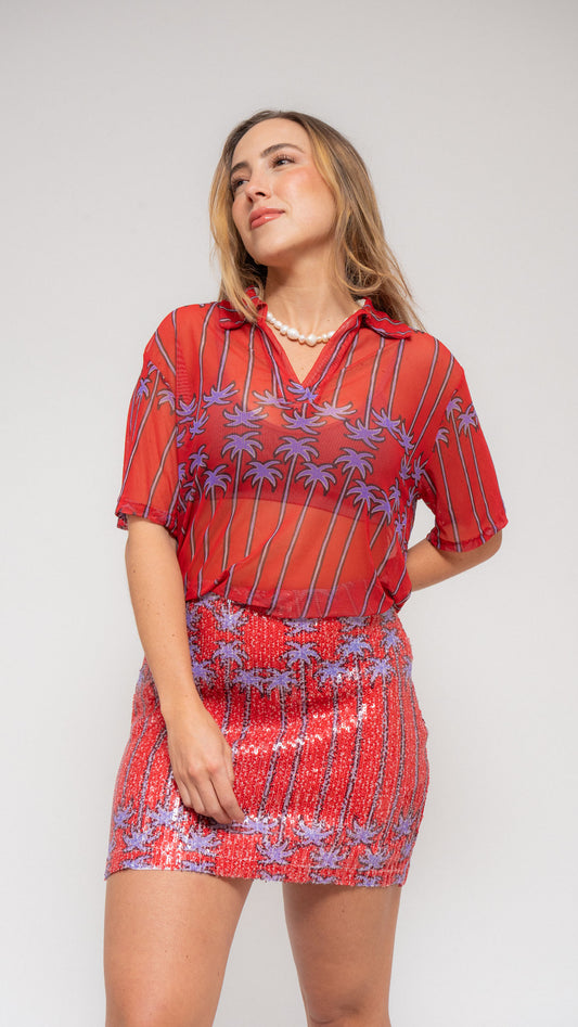 MIRAGE MESH POLO